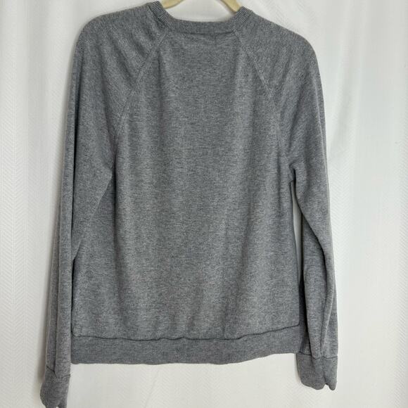 Banana Republic women’s Cashmere and wool blend gray sweater size large - Picture 5 of 5